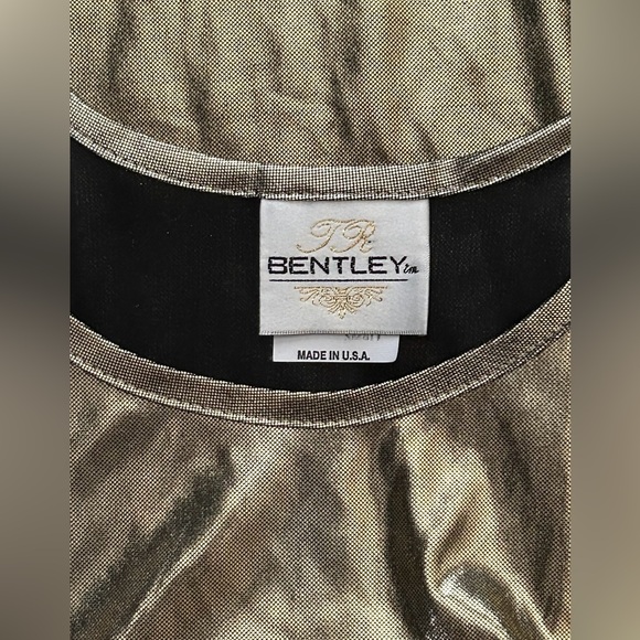 🌟VTG! BENTLEY! GOLD LAME TOP!!🌟 RARE!!!! ULTRA COOL VTG 70S-80S! DISCO!!⭐️ - Picture 6 of 16